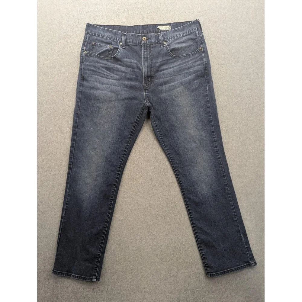 Cremieux Jeans Mens 40x30 Blue Slim Fit Stretch Denim Classic Straight Leg Pants